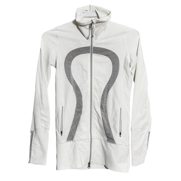 Lululemon In Stride Wee Are From Space Jacket White - Picture 3 of 9